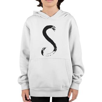 Letter S Alphabet Initial Of Names And Words Spelling Youth Hoodie | Mazezy