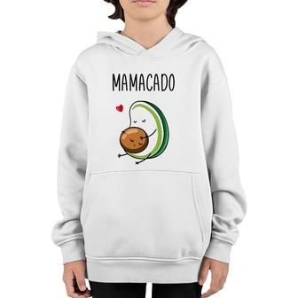 Mamacado Avocado Pregnant Mom Pregnancy Avo Youth Hoodie | Mazezy