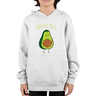 Mamacado Pregnancy Announcement Gift Avocado Youth Hoodie | Mazezy