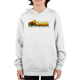 Modoc National Forest Vintage Retro Youth Hoodie | Mazezy