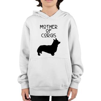 Mother Of Corgis Acr040a Dog Youth Hoodie | Mazezy