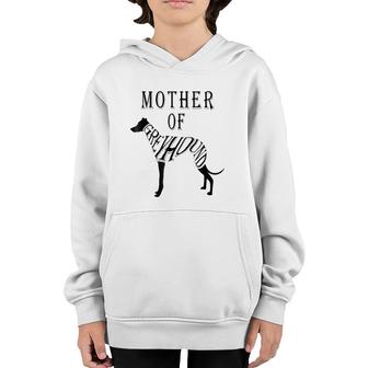 Mother Of Greyhoundsmom Cute Dog Youth Hoodie | Mazezy