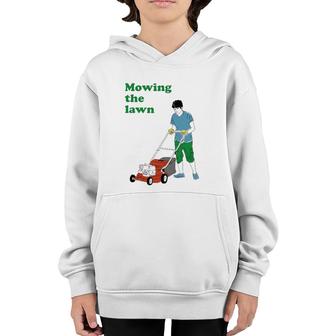 Mowing The Lawn Men Women Gift Youth Hoodie | Mazezy