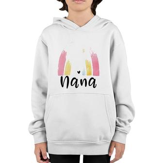 Nana Rainbow For Women Grandma Mother's Day Christmas Youth Hoodie | Mazezy