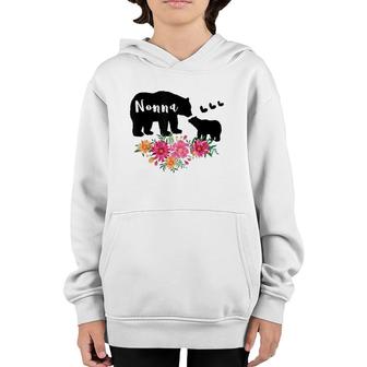 Nonna Bear Mother's Day Cute Youth Hoodie | Mazezy