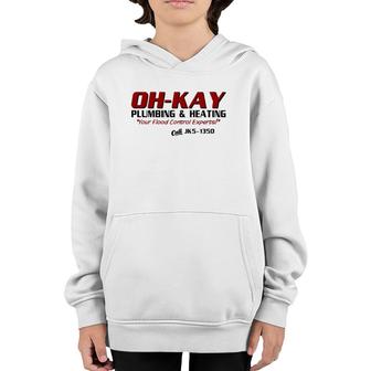 Oh-Kay Plumbing & Heating Youth Hoodie | Mazezy