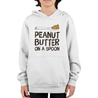 Peanut Butter On A Spoon, Peanut Butter Lovers Workout Tank Top Youth Hoodie | Mazezy