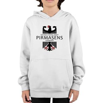 Pirmasens Germany United States Army Military Veteran Gift Youth Hoodie | Mazezy