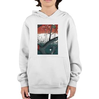 Plum Park In Kameido Japanese Retro Artwork Clothing Youth Hoodie | Mazezy