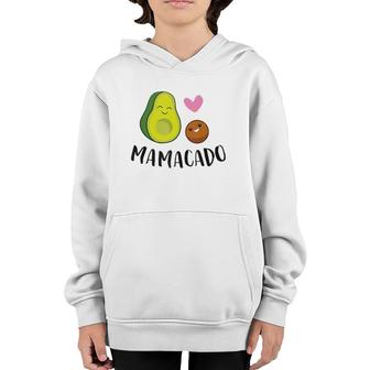 Pregnancy Announcement Avocado Mamacado Youth Hoodie | Mazezy