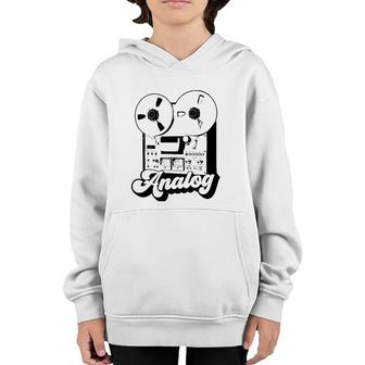 Reel To Reel Magnetic Tape Player Recorder Youth Hoodie | Mazezy