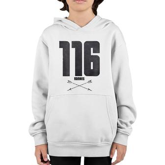 Romans 116 Unashamed Christian  For Men And Women Youth Hoodie