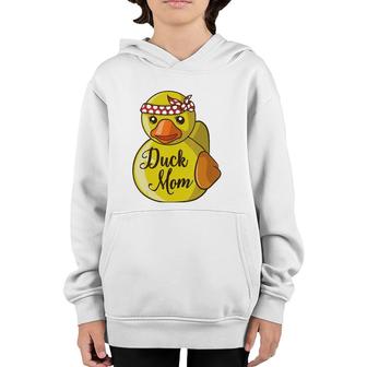 Rubber Duck Mom Ducky, Duckies & Quack Mothers Day Gift Youth Hoodie | Mazezy