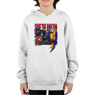Save The Amazon, Can't Deny I Care, Do You Earth Justice Youth Hoodie | Mazezy