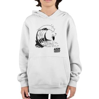 Selfie Slam Kook Shred Surfing Youth Hoodie | Mazezy