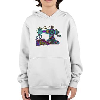 Sewing S Quilting S Sewing Machine Premium Youth Hoodie | Mazezy