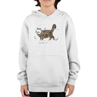 Snorkeling Cat Snorkeling Underwater Youth Hoodie | Mazezy