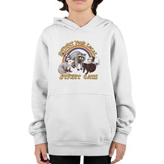 Street Cats Support Your Locals Youth Hoodie | Mazezy DE