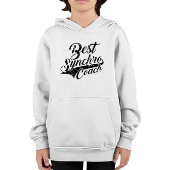Synchronized Swimming Gifts Best Synchro Coach Youth Hoodie | Mazezy