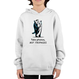 Take Photos, Not Trophies Tank Top Youth Hoodie | Mazezy AU