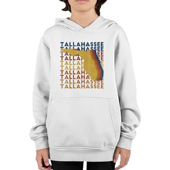 Tallahassee Florida Vintage Distressed Souvenir Youth Hoodie | Mazezy
