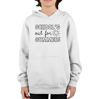 Teacher End Of Year School's Out For Summer Last Day Youth Hoodie | Mazezy