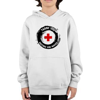 Thank You Doctors And Nurses Youth Hoodie | Mazezy
