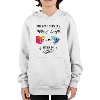 The Love Between Mother & Daughter Knows No Distance Youth Hoodie | Mazezy