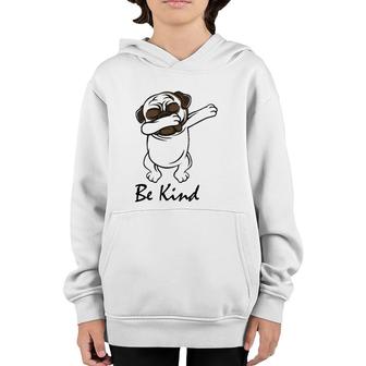 Unity Day Orange With Dabbing Puppy Dog Be Kind For Dog Youth Hoodie | Mazezy