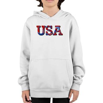 Usa July 4Th Fourth Patriotic United States Of America Youth Hoodie | Mazezy