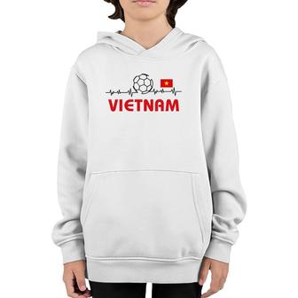 Vietnam Soccer Jersey Best Vietnamese Football Lover Youth Hoodie | Mazezy