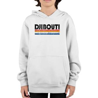 Vintage 70S 80S Style Djibouti Youth Hoodie | Mazezy