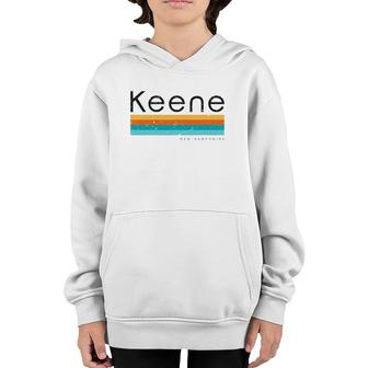 Vintage Keene New Hampshire Nh Retro Design Youth Hoodie | Mazezy