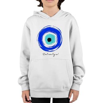 Womens Evil Eye - Nazar Protection Amulet Youth Hoodie | Mazezy