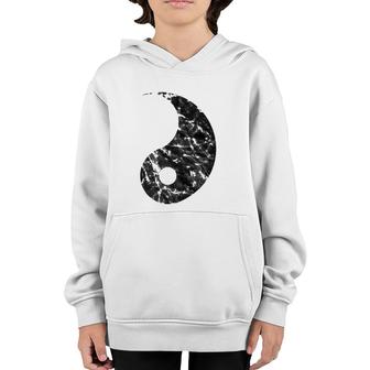 Yin Looking For Yang Matching Couple Valentine's Day Love Zip Youth Hoodie | Mazezy