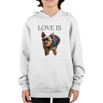 Yorkie Love Yorkshire Terrier Gifts Men Women Youth Hoodie | Mazezy