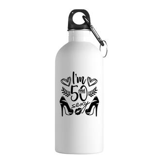 50Th Birthday Gift I Am Fifty New Birthday Stainless Steel Water Bottle - Seseable