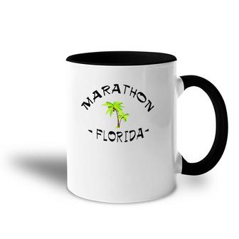 2 Sided Marathon Florida Key Island Vacation Gift Accent Mug | Mazezy