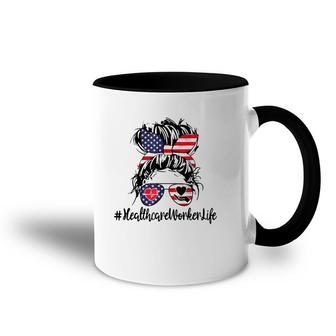 4Th Of July Healthcare Worker Life Nurse Day Cma Cna Funny Accent Mug | Mazezy