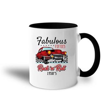 50S Rockabilly Vintage 1950S Clothing For Women Men Accent Mug | Mazezy