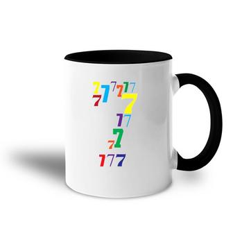7 Years Old Birthday - 7Th B-Day Number 7 Ver2 Accent Mug | Mazezy