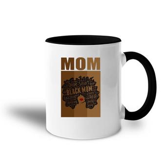 African American Mom Mother's Day Afro Accent Mug | Mazezy