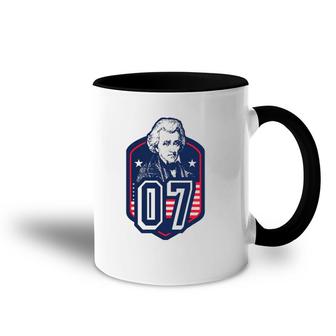 Andrew Jackson Seventh President Jersey Style Accent Mug | Mazezy