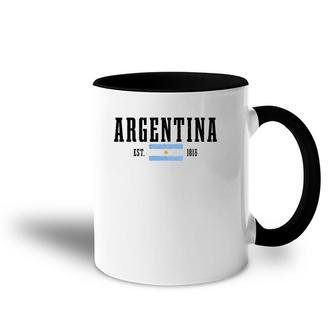 Argentina Est 1816 Argentinian Flag Pride Vintage Argentina Accent Mug | Mazezy