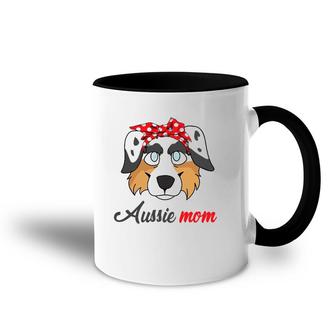 Australian Shepherd Aussie Mom Mother's Day Gifts Accent Mug | Mazezy