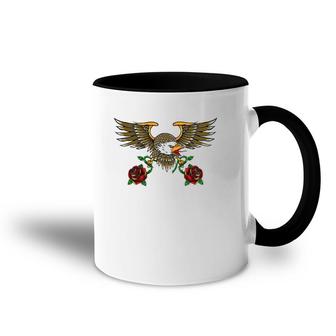 Bald Eagle American Traditional Tattoo Style Accent Mug | Mazezy