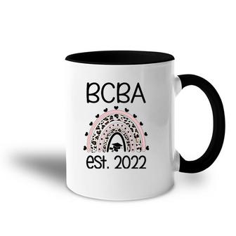 Bcba Est 2022 Behavior Analyst Graduate Accent Mug | Mazezy