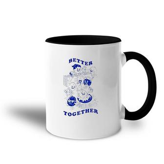 Better Together Version Best Friends Forever Accent Mug | Mazezy
