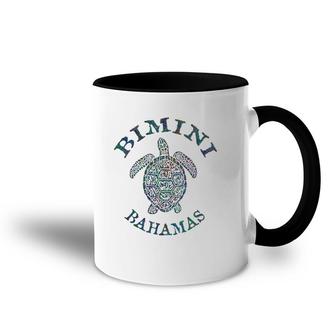 Bimini Bahamas Sea Turtle Accent Mug | Mazezy