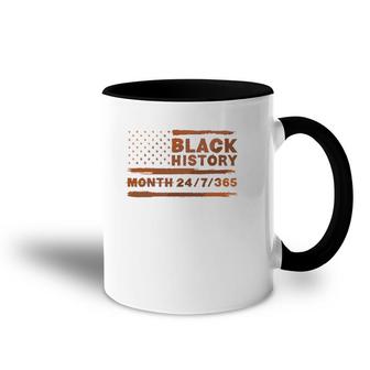 Black History Month 247365 African American Black Pride Accent Mug | Mazezy
